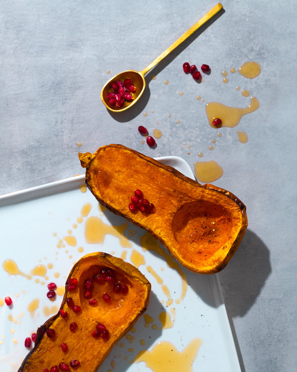 Roasted Butternut Squash with Orange Marmalade and Cloves